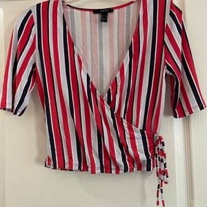 Forever 21 Wrap around crop top